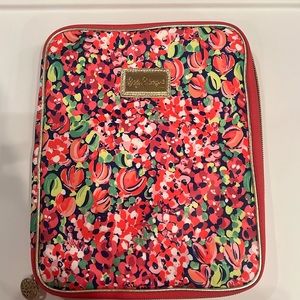 Lily Pulitzer Folio Agenda Like new EUC laptop case